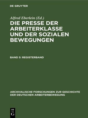 cover image of Registerband